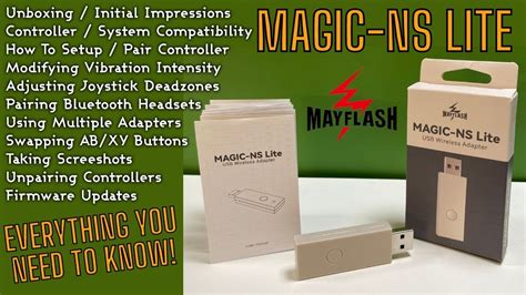 Mayflash magic ns bluetooth adapter